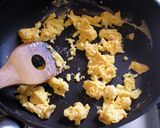 シンプル！たらこ入り玉子チャーハン作り方1写真