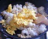 シンプル！たらこ入り玉子チャーハン作り方2写真