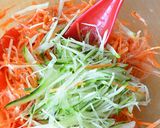 シラチャーソースで野菜3種のソムタム風♪作り方7写真