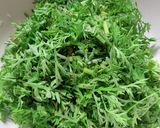 にんじんの葉っぱでチヂミ！作り方1写真