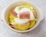 じゃがいもとベーコンのモッツァレラ焼き作り方6写真