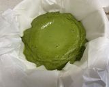 材料6つ★レンジで抹茶バスクチーズケーキ作り方4写真