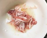 レンジ簡単きな粉洋風ケチャポン味甘酢酢豚作り方1写真