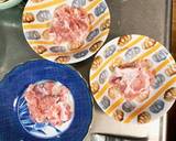 レンジ簡単きな粉洋風ケチャポン味甘酢酢豚作り方2写真