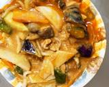 レンジ簡単きな粉洋風ケチャポン味甘酢酢豚作り方16写真