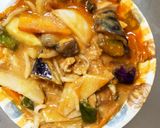 レンジ簡単きな粉洋風ケチャポン味甘酢酢豚作り方16写真
