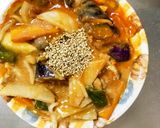 レンジ簡単きな粉洋風ケチャポン味甘酢酢豚作り方17写真