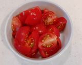 トマトとツナ缶と、つぼ抜きイカのパスタ作り方4写真