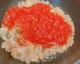 トマトとツナ缶と、つぼ抜きイカのパスタ作り方8写真