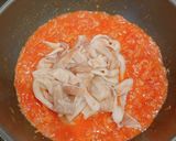 トマトとツナ缶と、つぼ抜きイカのパスタ作り方10写真