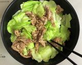 水っぽくない！時短簡単 キャベツ豚炒め作り方8写真