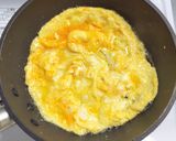 トマトとトロトロ卵のパスタ作り方4写真