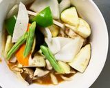 肉無豆腐きな粉トマト洋風麻婆味野菜炒め作り方14写真