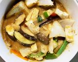 肉無豆腐きな粉トマト洋風麻婆味野菜炒め作り方17写真