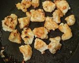 紫玉ねぎに鶏むね唐揚げのせ焼肉たれとポン作り方4写真