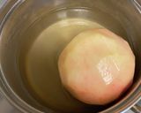 桃のコンポート　硬い桃★甘くない桃　救済作り方1写真