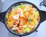 鶏肉のコチュ鍋作り方8写真