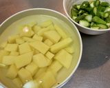 じゃがいもとアスパラの揚げ餃子♫作り方1写真