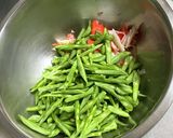 カニカマといんげんのサクサクかき揚げ作り方7写真