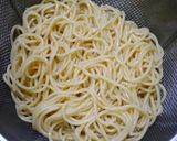 糖質オフ!汁なしとろろパスタ 和えるだけ作り方2写真
