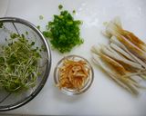 糖質オフ!汁なしとろろパスタ 和えるだけ作り方3写真