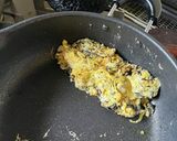 うなぎとひじきマヨのりたまオムレツ作り方7写真