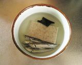 梅ちりめん餅の冷雑煮作り方1写真