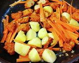 切り昆布にタコ天。作り方3写真