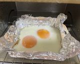トースターで目玉焼き作り方3写真