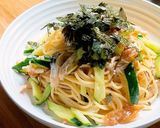 食欲ない日の救世主レシピ/冷製和風パスタ作り方10写真