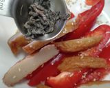 副菜3分★赤パプリカ&さつま揚げ★お弁当作り方3写真