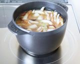 竹輪の旨味【竹輪とキャベツのお味噌汁】作り方3写真