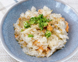 鮭と舞茸の塩出汁炊き込みご飯作り方5写真