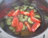 夏野菜の香りみそ汁作り方4写真