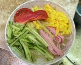 冷やしぶっかけサリ麺・梅干と麺つゆで作り方7写真