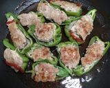 ♪ピーマンの肉詰め♪作り方3写真
