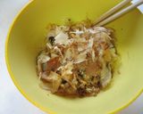 レンジで簡単！茄子の梅昆布おかか和え作り方3写真