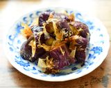 レンジで簡単！茄子の梅昆布おかか和え作り方4写真