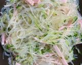 マカ入り　冷やし中華風　春雨サラダ作り方4写真