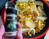 バター醤油で無限！じゃが・コーン・イカ♡作り方15写真