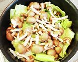低糖質☆鶏胸肉とキャベツのとろ～り蒸し作り方6写真