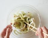 イカとセロリの青汁マリネ作り方4写真
