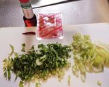 セロリのナンプラー炒め作り方1写真