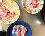 きな粉トマトすき焼風豚こま大根青椒肉絲風作り方3写真