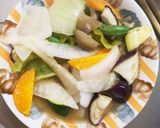 きな粉ピリ辛味噌味豚こま大根青椒肉絲風作り方13写真