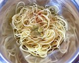 しらすおろし柚子胡椒パスタ作り方2写真