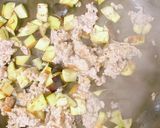 ナスとひき肉のアジアンパスタ作り方1写真