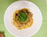 ナスとひき肉のアジアンパスタ作り方3写真