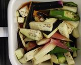 ナスとオクラ、みょうがの冷やし汁作り方4写真