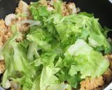 前期高齢者用チキンと焼竹輪入り発芽米炒飯作り方11写真